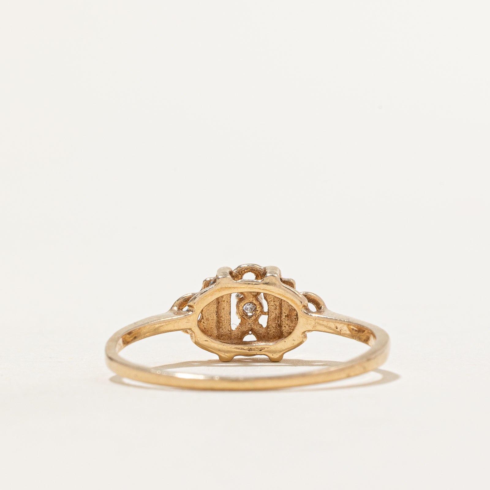 Bague en diamant unique | 0,005 ct | Taille 7,5