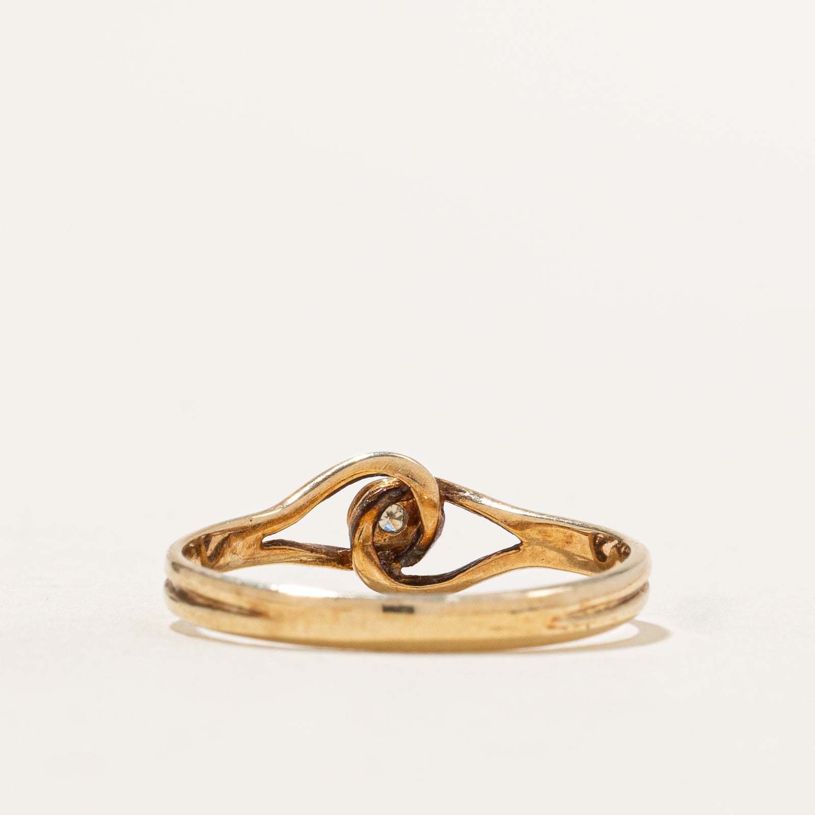 Diamond Open Design Ring | 0.005ct | SZ 6.25