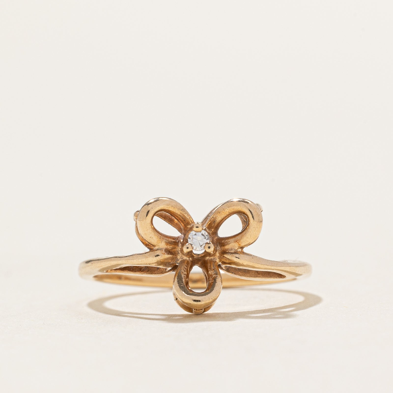 Diamond Petite Floral Ring | 0.007ct | SZ 2