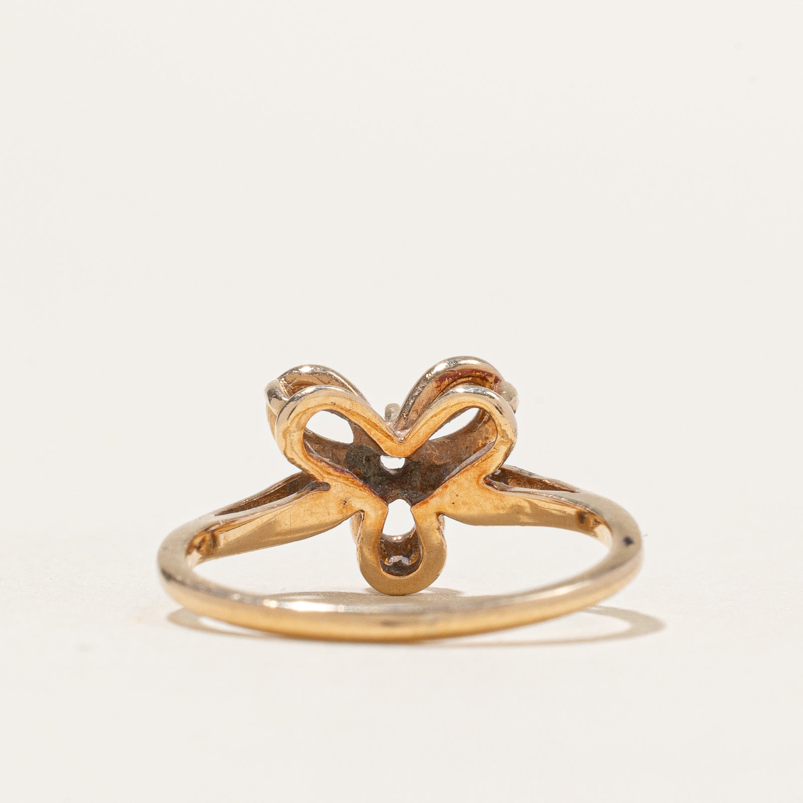 Diamond Petite Floral Ring | 0.007ct | SZ 2