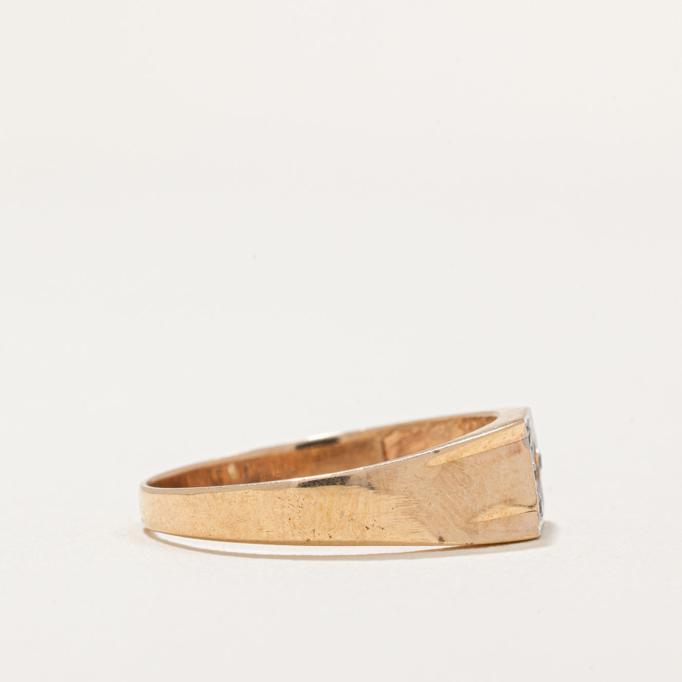 Diamond 'D' Initial Ring | 0.04ctw | SZ 7.25 |
