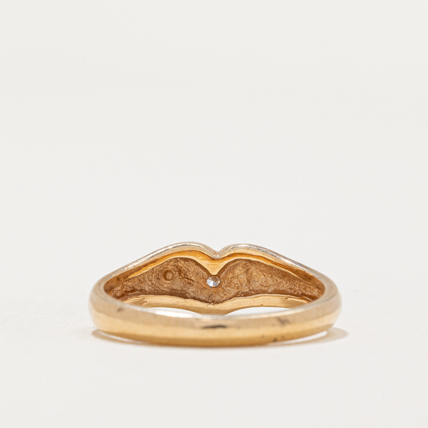Bague cœur en diamant | 0,02 ct | Taille 5 | 