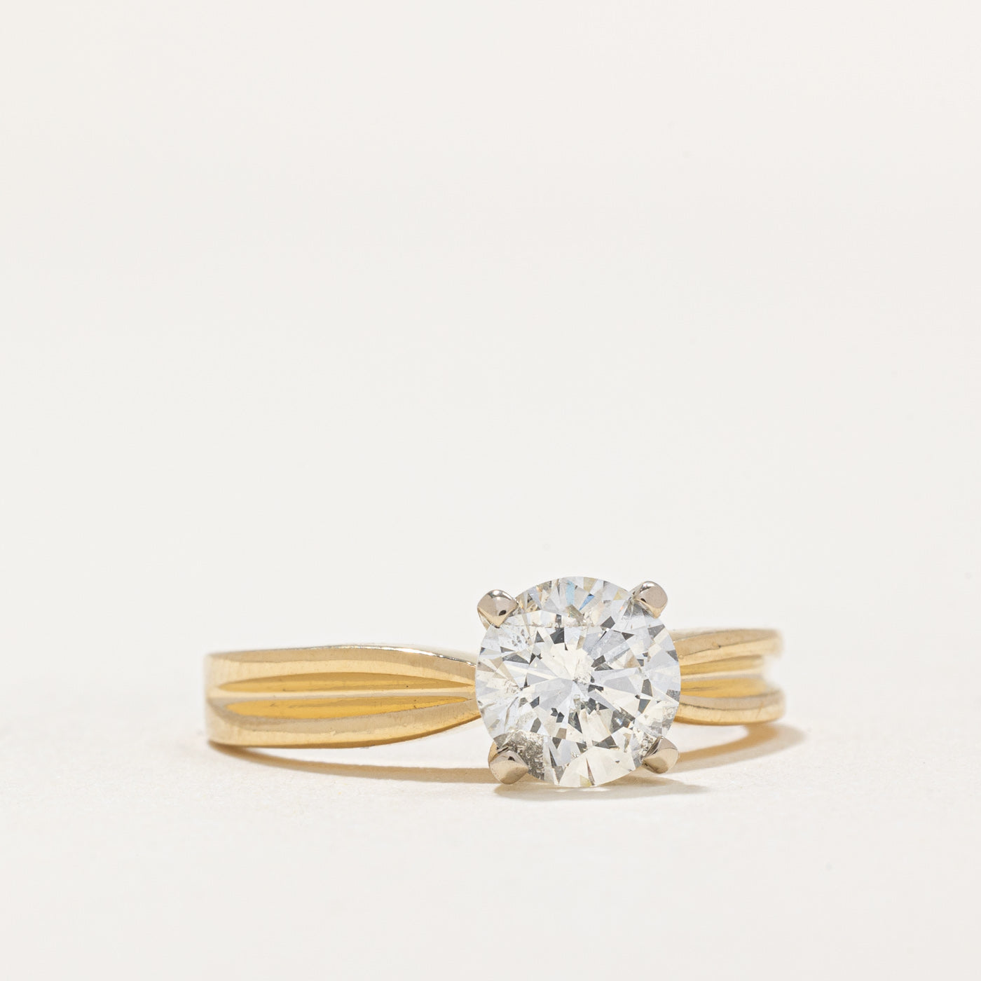 Solitaire Diamond Engagement Ring | 1.04ct I1/I2 H/I | SZ 5.75 |