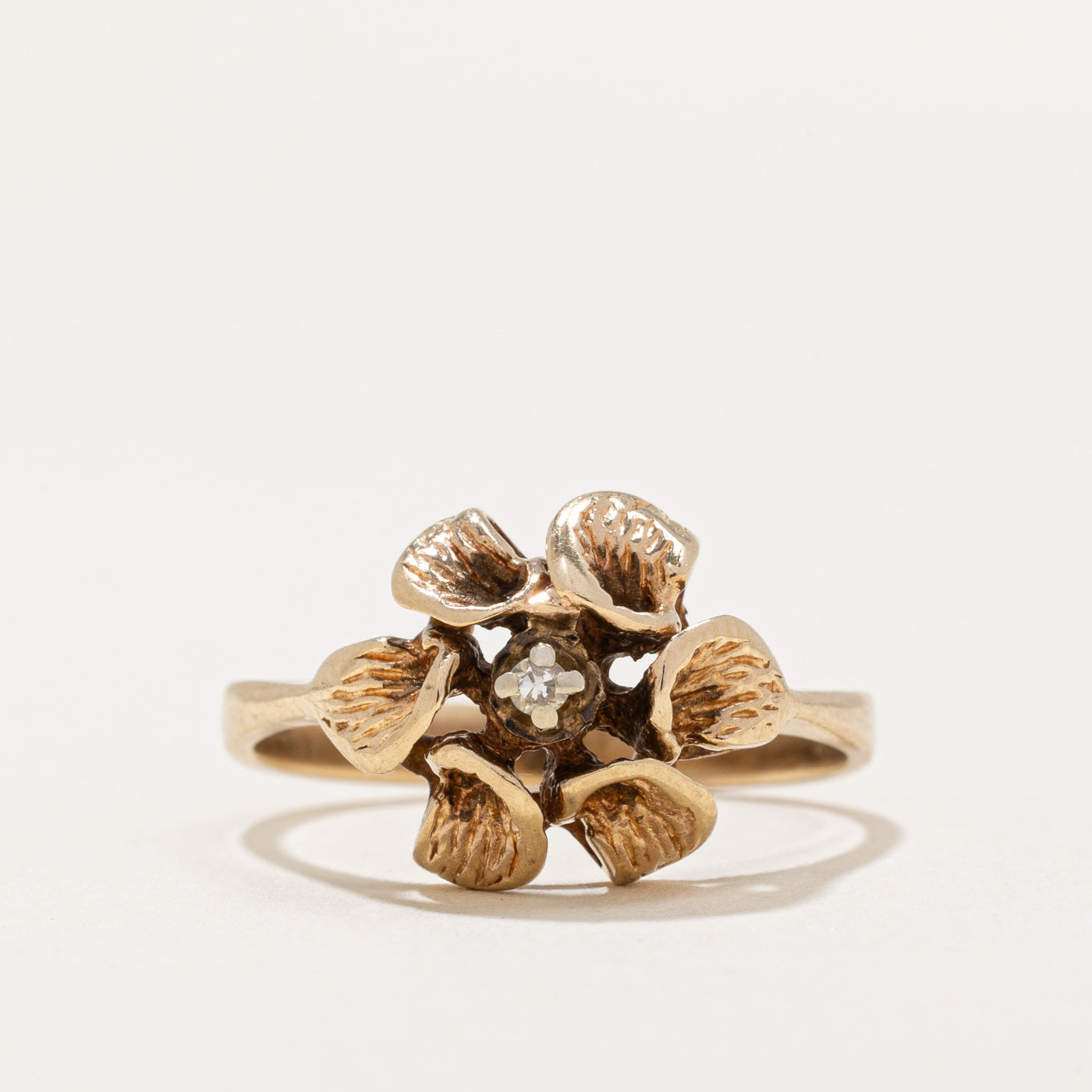 Diamond Flower Ring | 0.01ct | SZ 5.75 |