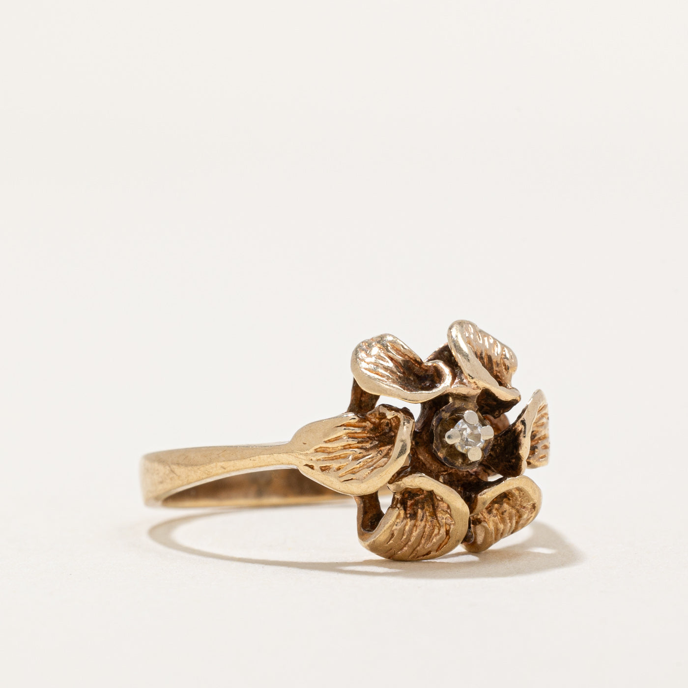 Diamond Flower Ring | 0.01ct | SZ 5.75 |