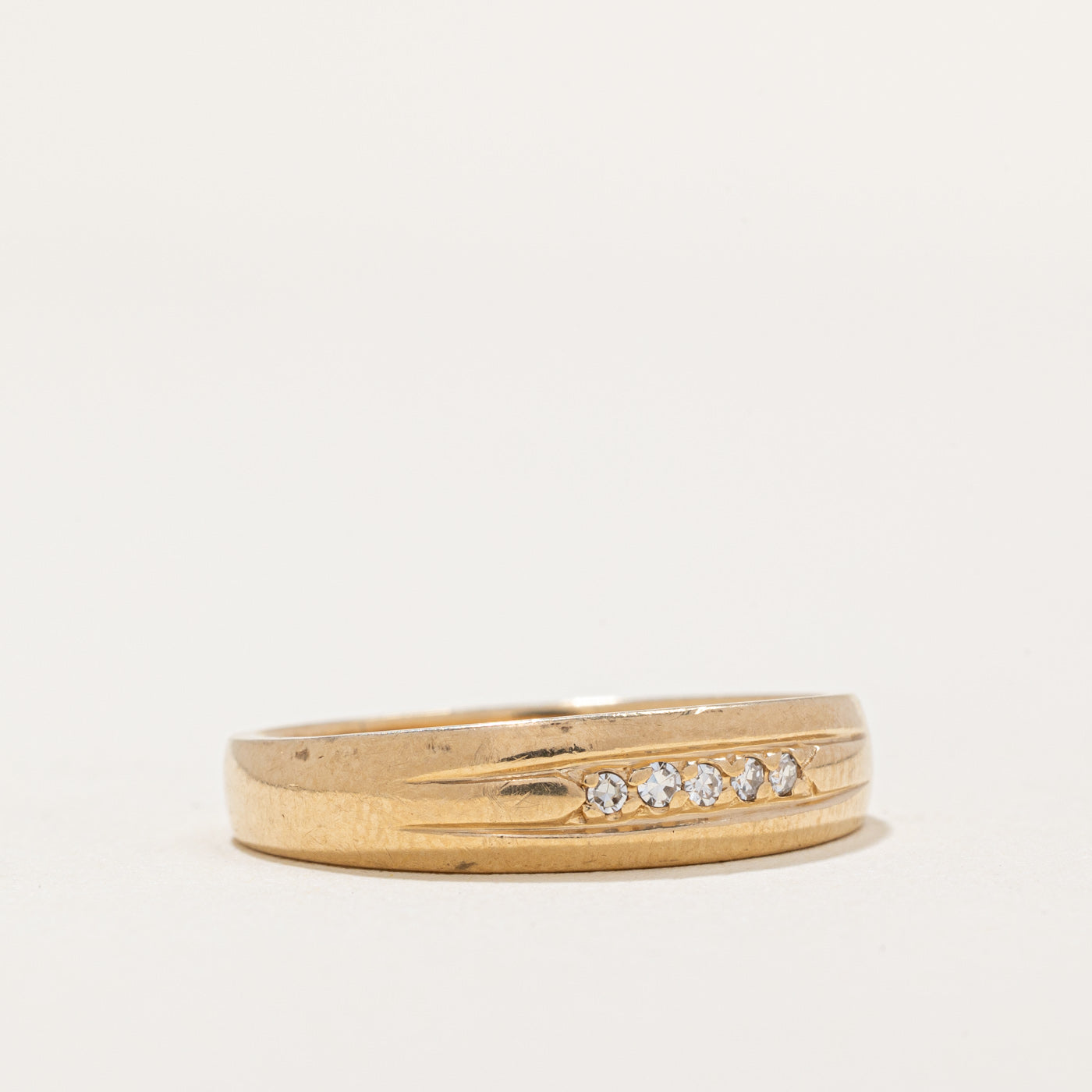 Five Stone Diamond Band | 0.05ctw | SZ 8.25 |