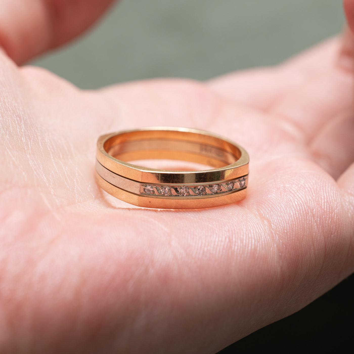 Seven Stone Diamond Band | 0.11ctw | SZ 14