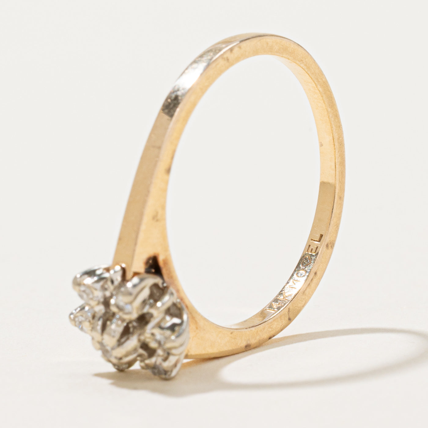 Diamond Petal Cluster Ring | 0.08ctw | SZ 6.5