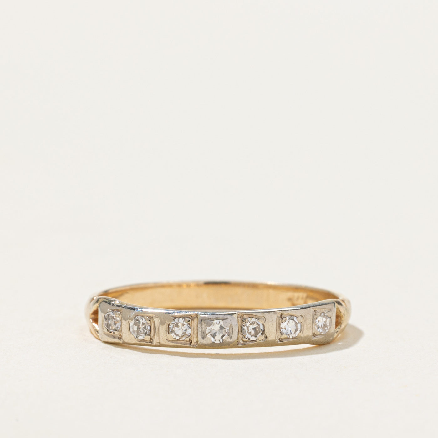Seven Stone Diamond Band | 0.10ctw | SZ 4.75