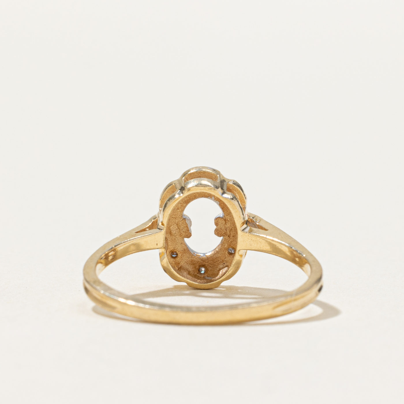Open Halo Diamond Ring | 0.05ctw | SZ 6