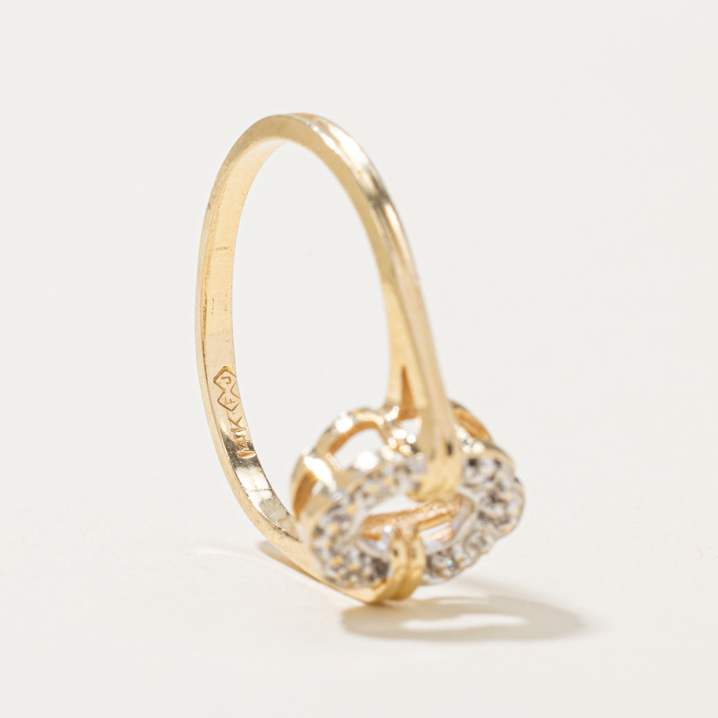 Open Halo Diamond Ring | 0.05ctw | SZ 6
