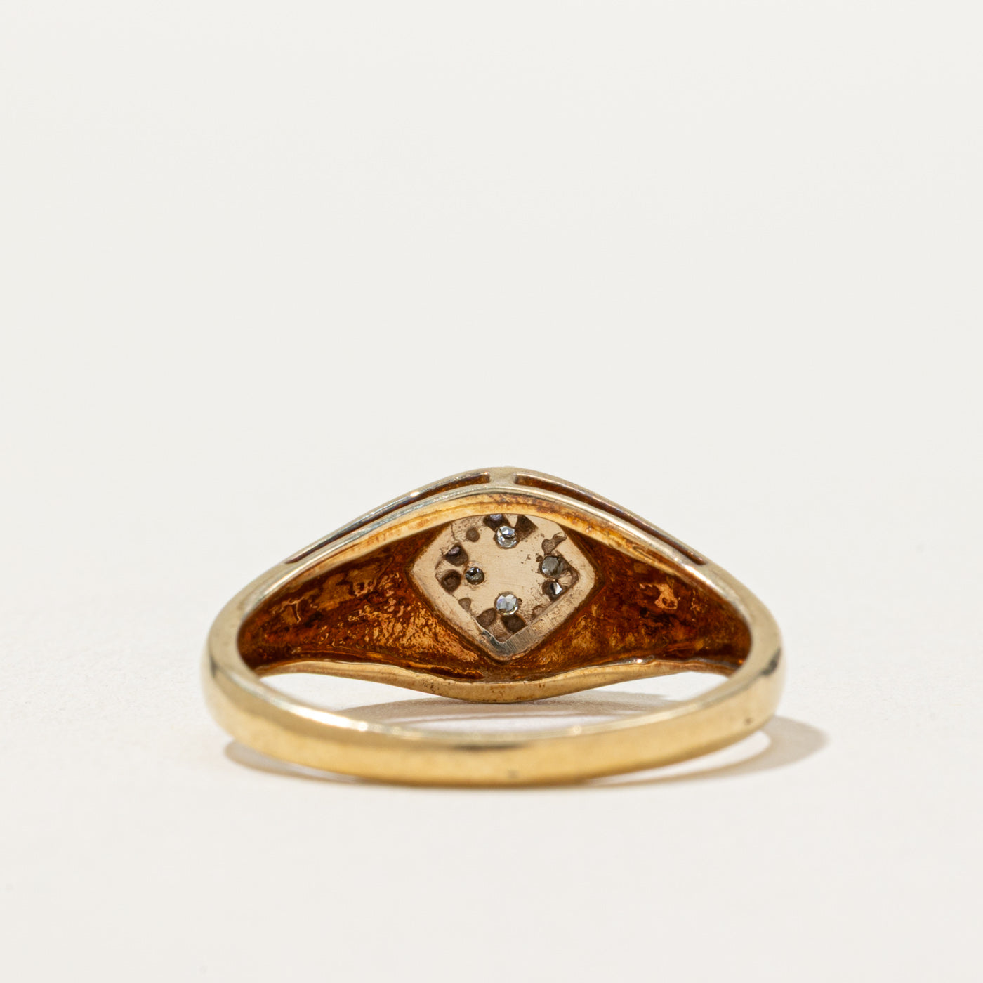 Diamond Cluster Tapered Ring | 0.06ctw | SZ 7.25