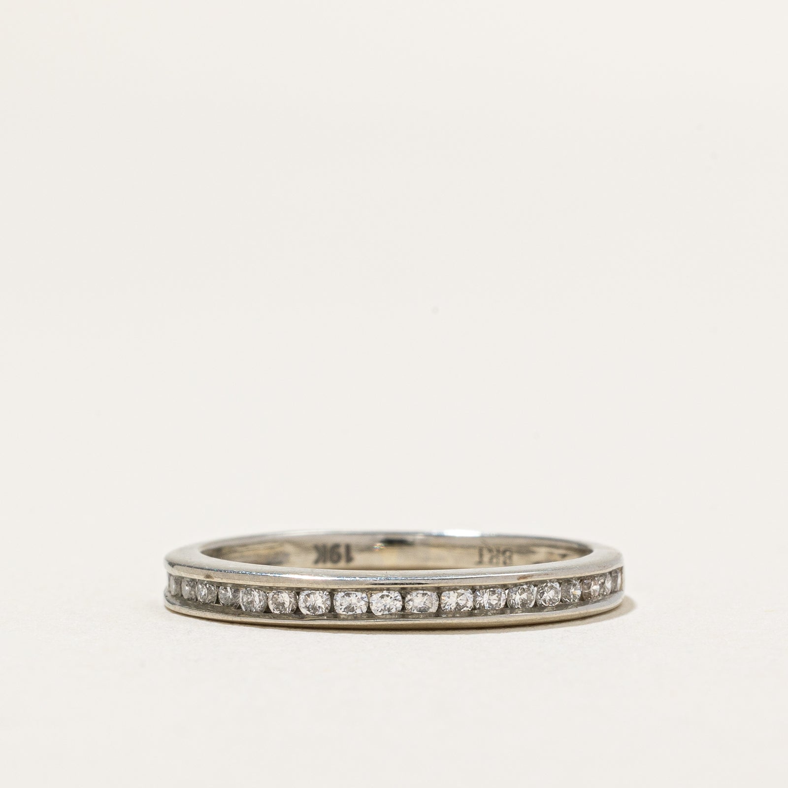 Channel Set Semi Eternity Diamond Band | 0.06ctw | SZ 5.75
