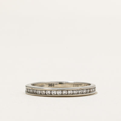 Channel Set Semi Eternity Diamond Band | 0.06ctw | SZ 5.75