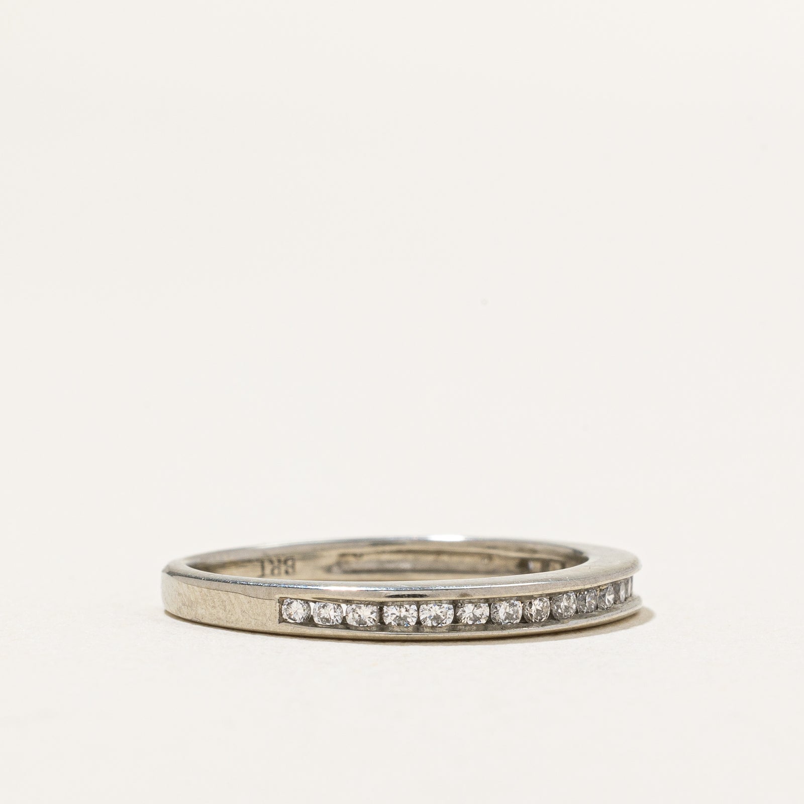 Channel Set Semi Eternity Diamond Band | 0.06ctw | SZ 5.75