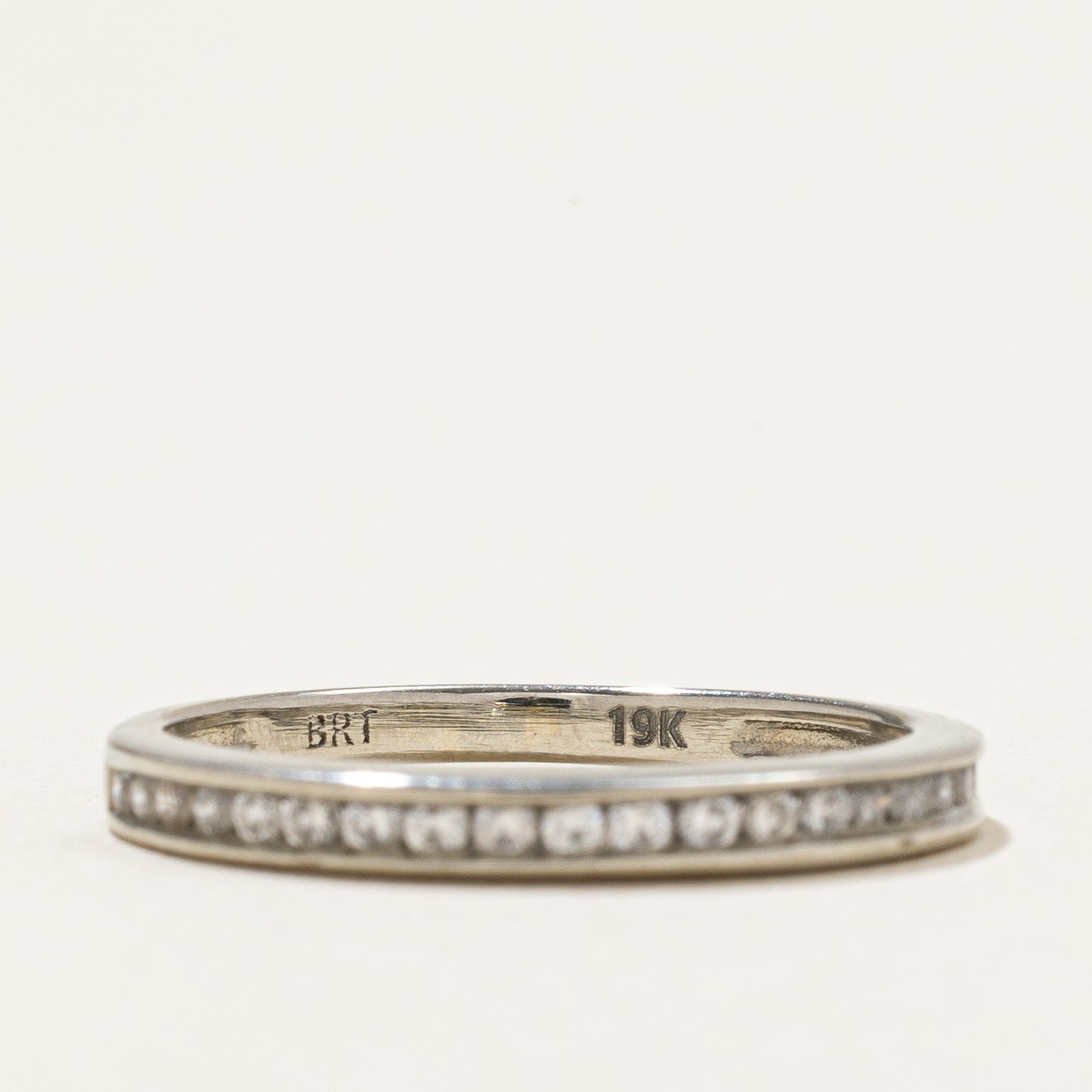 Channel Set Semi Eternity Diamond Band | 0.06ctw | SZ 5.75