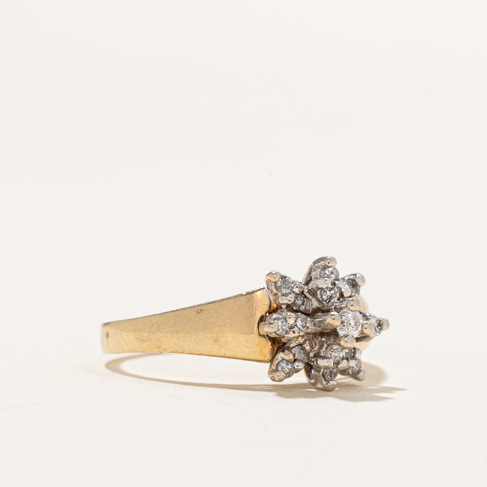 Petal Diamond Ring | 0.15ctw | SZ 6.5