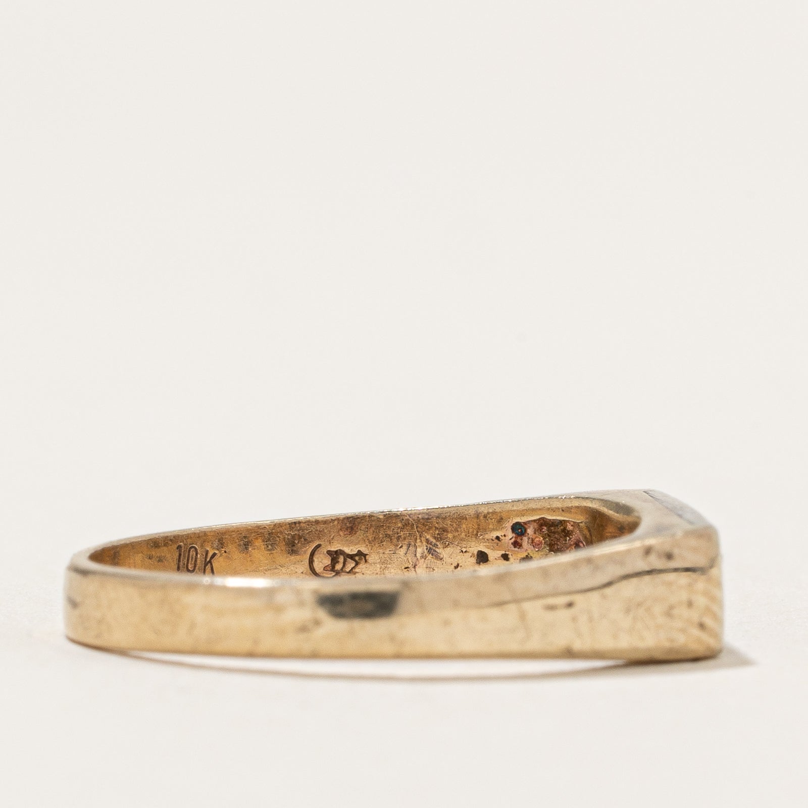 10k Yellow Gold Three Stone Diamond Ring | 0.09ctw | SZ 5.5