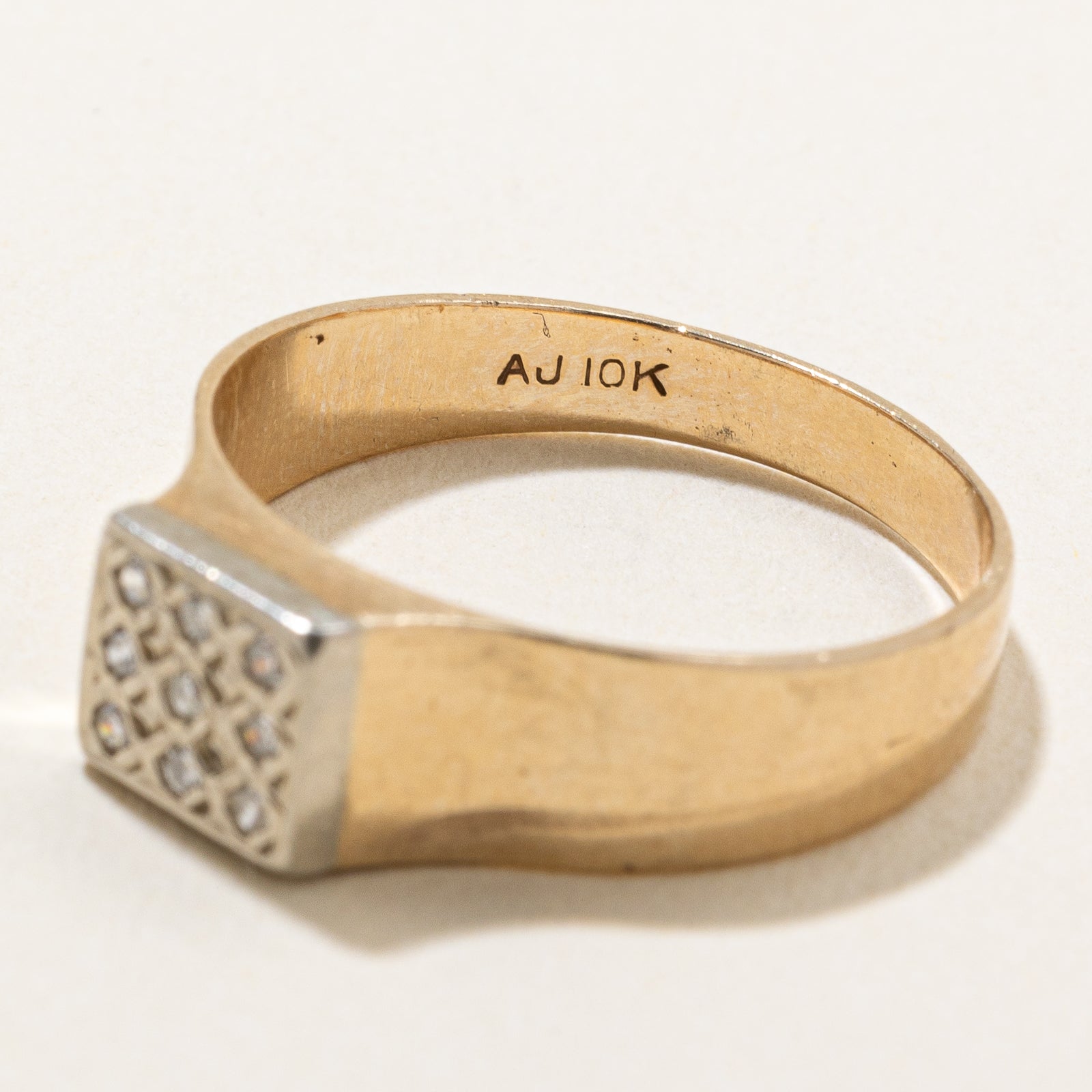 Diamond Grid Ring | 0.45ctw | SZ 6.25