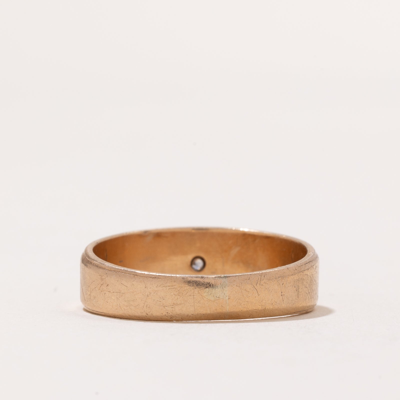 Bague sertie de diamants en forme d'étoile | 0,012 ct | Taille 10
