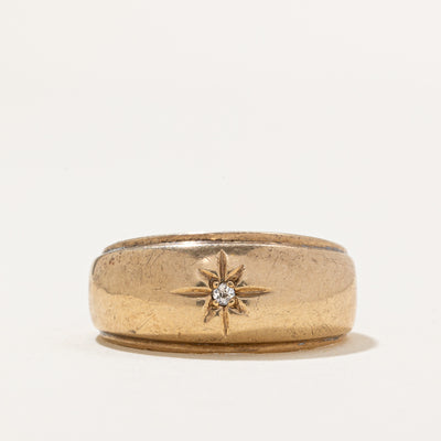 Star Set Diamond Band | 0.02ct | SZ 10
