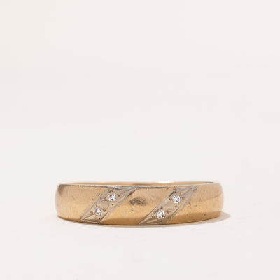 Illusion Set Diamond Band | 0.02ctw | SZ 12