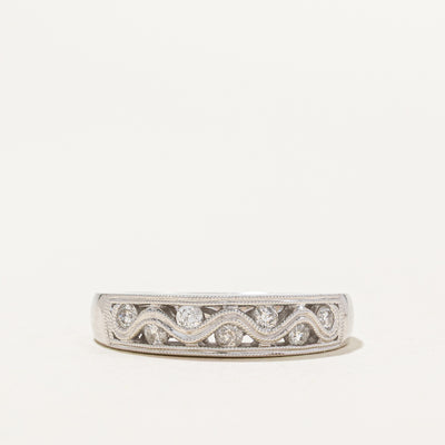 Wavy Diamond Ring | 0.20ctw | SZ 7.25