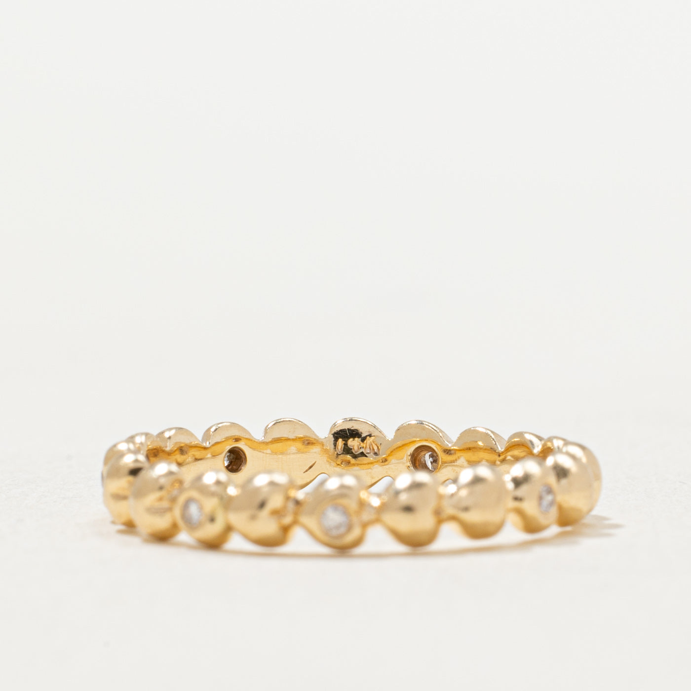 Eternity Diamond Heart Band | 0.03ctw | SZ 6