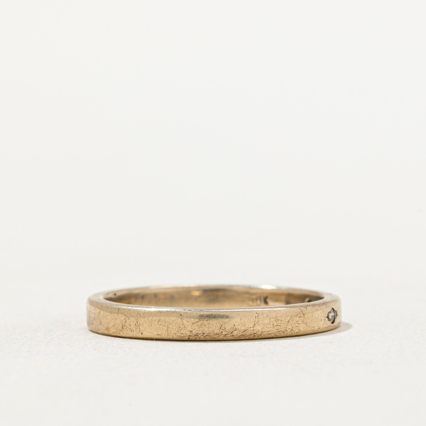 Bague trois diamants | 0,025 ct au total | Taille 8