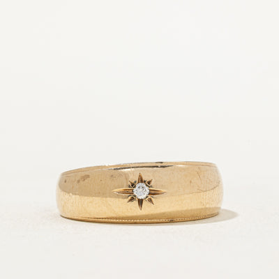 Star Set Diamond Band | 0.035ct | SZ 9.75