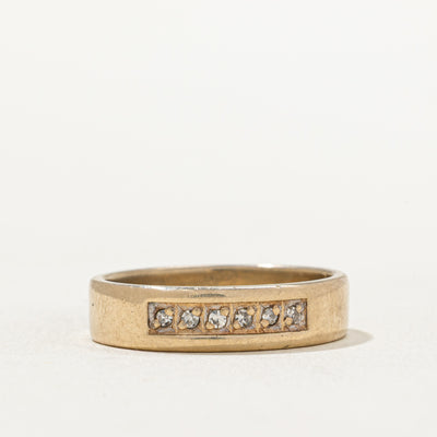 Six Stone Diamond Band | 0.03ctw | SZ 7