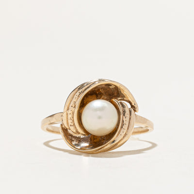 Solitaire Pearl Ring | SZ 8.25