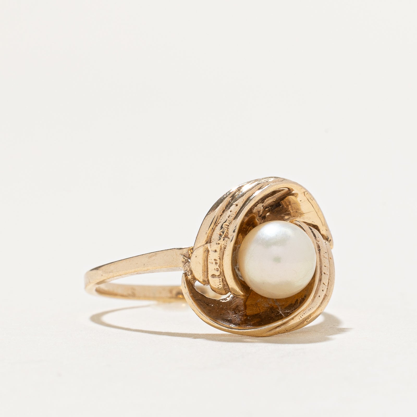 Solitaire Pearl Ring | SZ 8.25