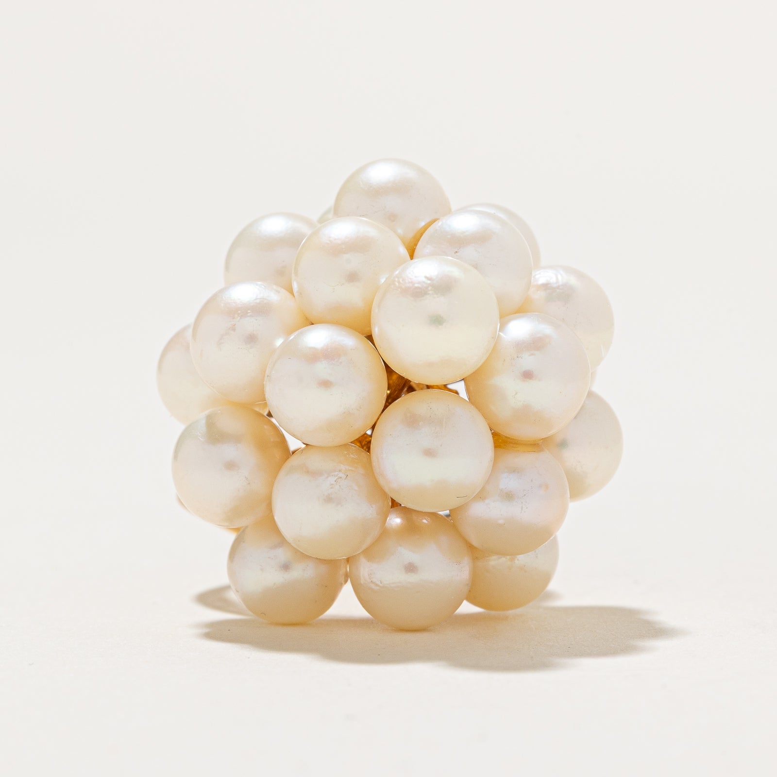 Pearl Cluster Cocktail Ring | SZ 5.25