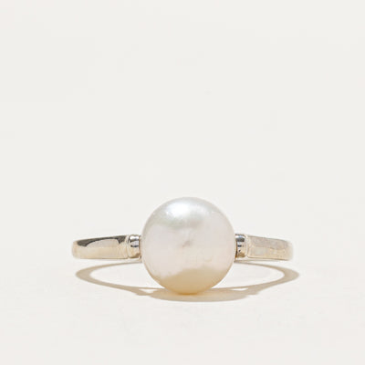Solitaire Pearl Ring | SZ 7
