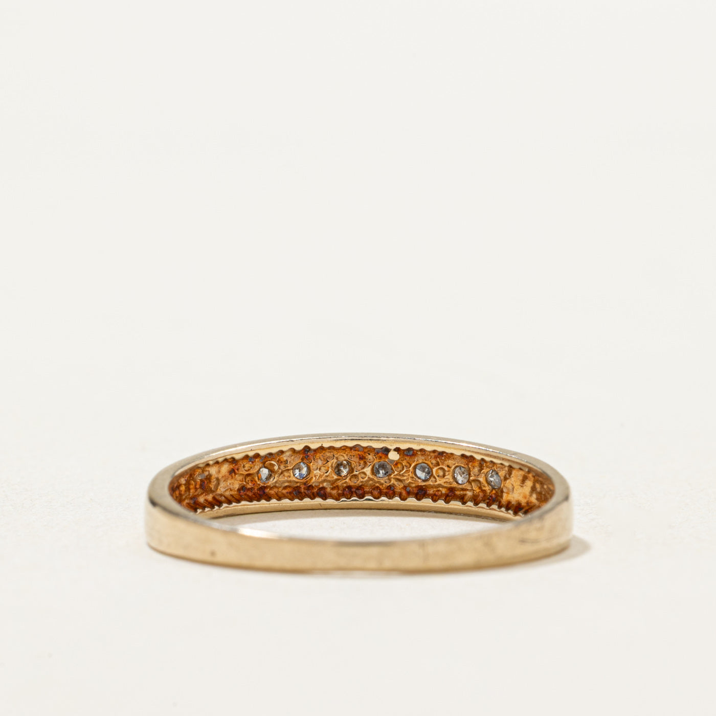 10K Semi Eternity Diamond Ring | 0.035ctw | SZ 7