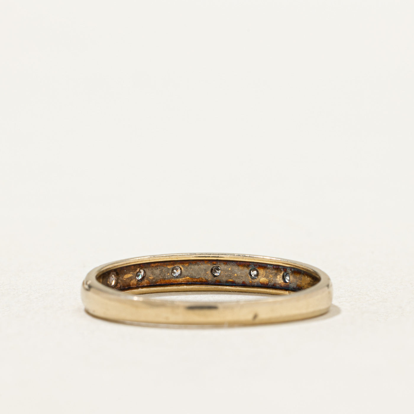 10K Semi Eternity Diamond Band | 0.03ctw | SZ 6.5