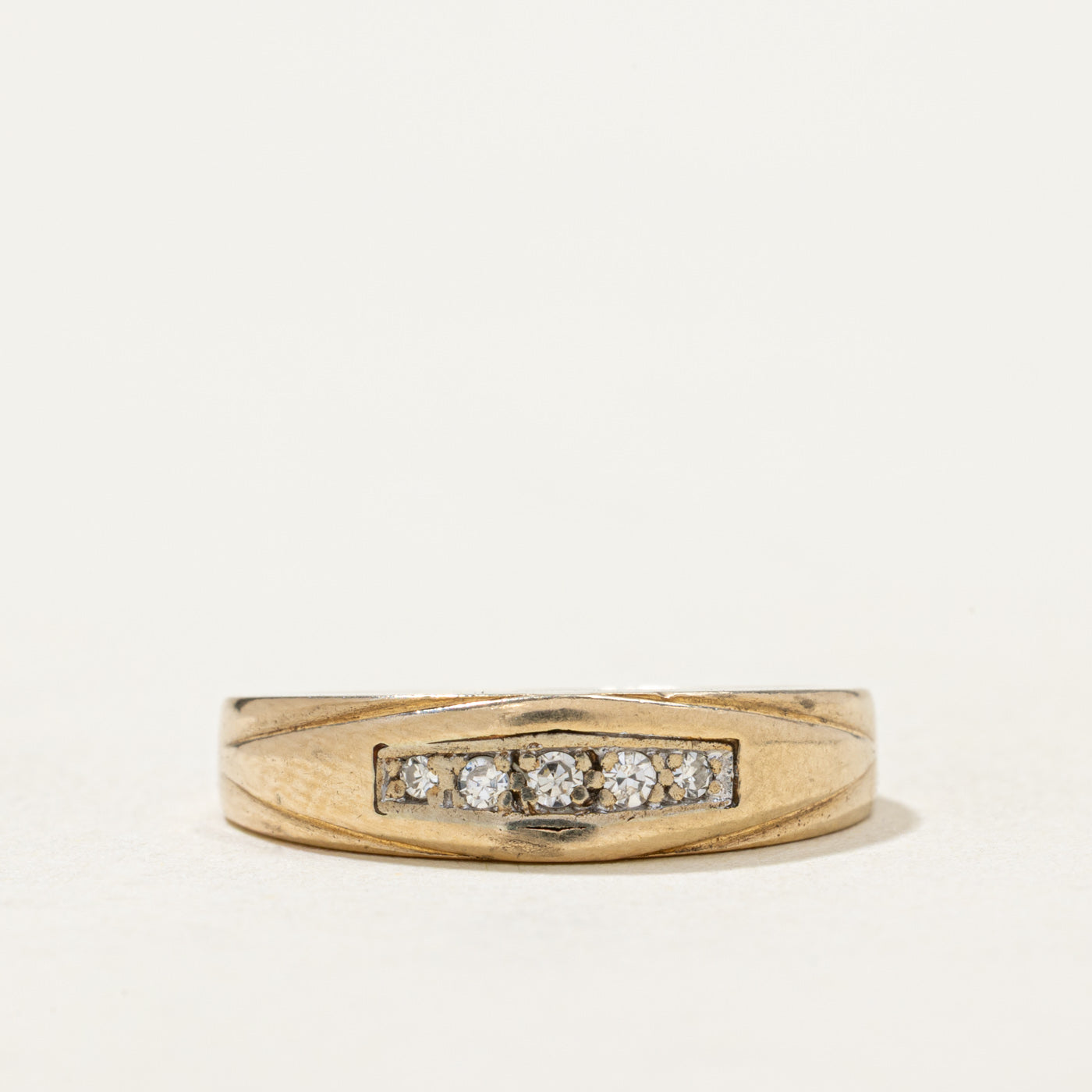 10K Five Stone Diamond Ring | 0.05ctw | SZ 5.75