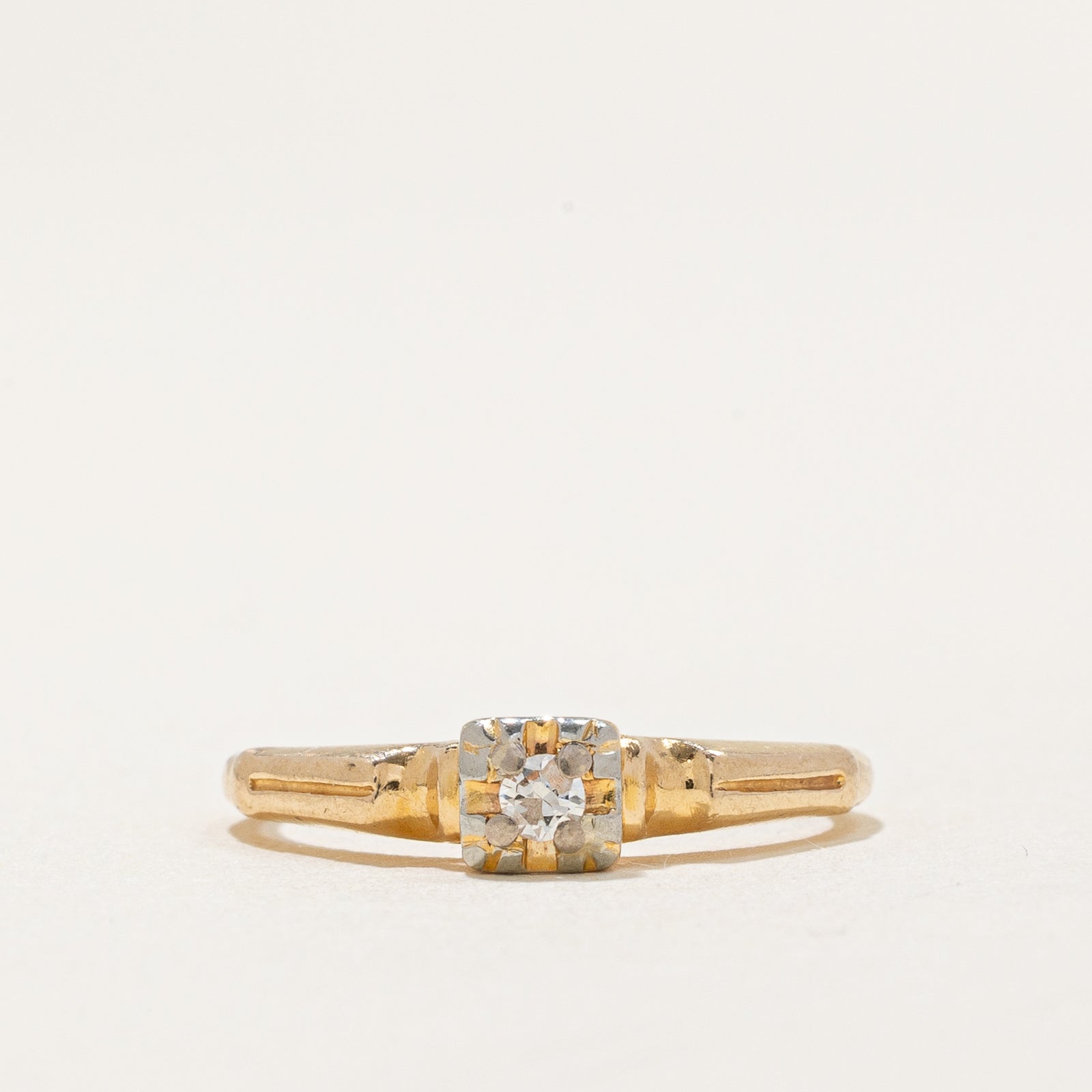 Single Stone Diamond Ring | 0.04ct | SZ 3.5