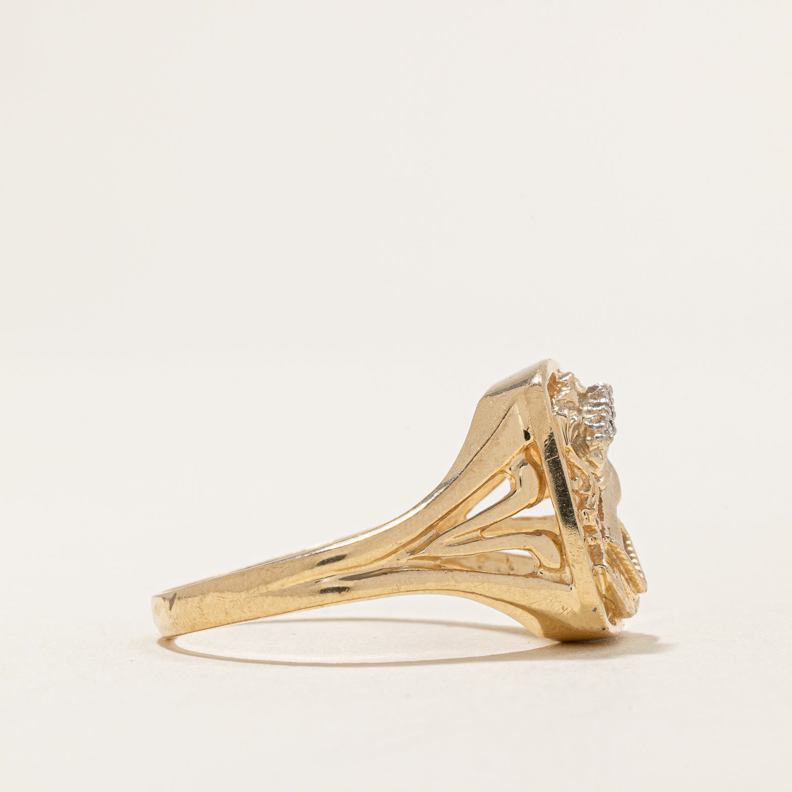 Diamond Portrait Ring | 0.012ctw | SZ 11