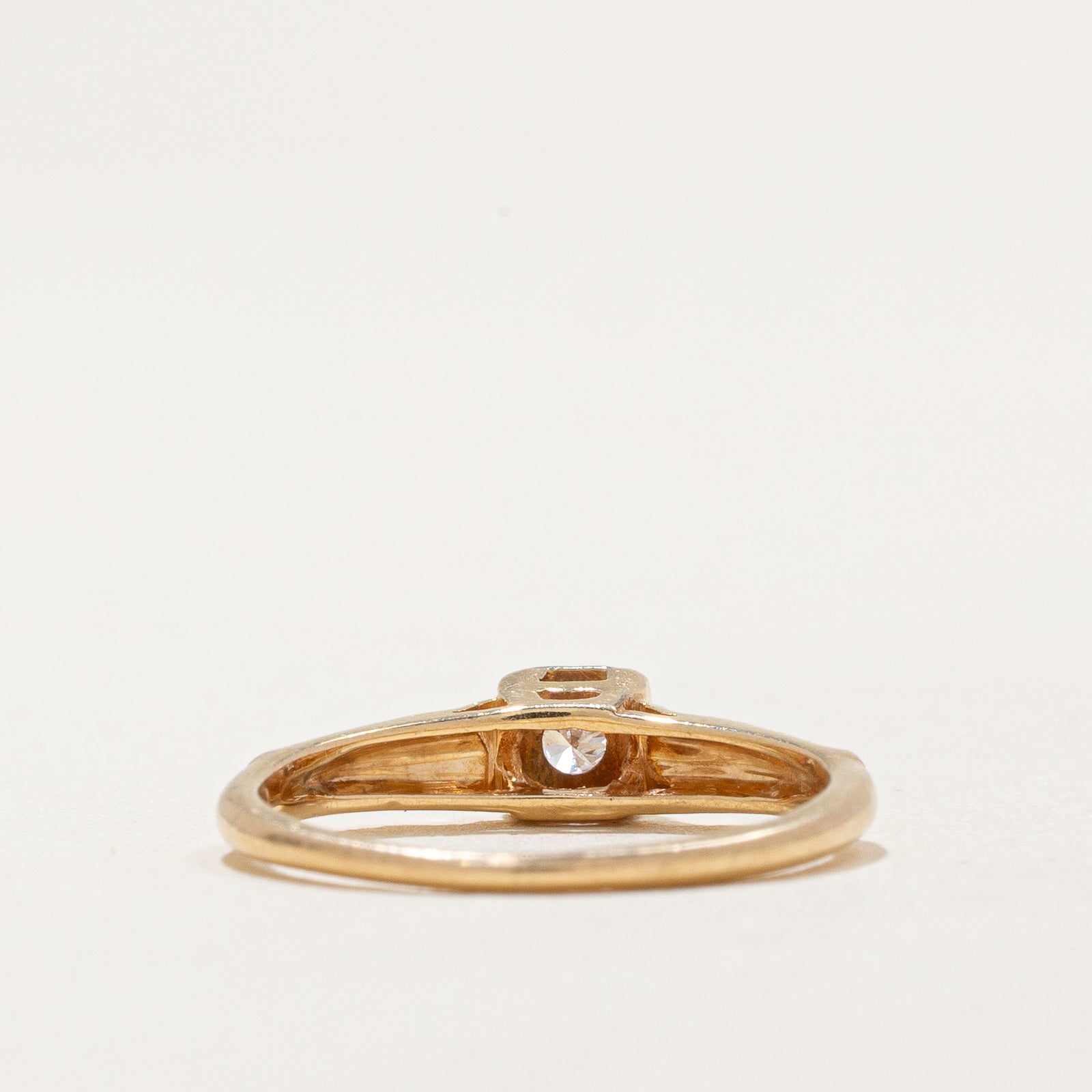 Single Stone Diamond Ring | 0.04ct | SZ 3.5