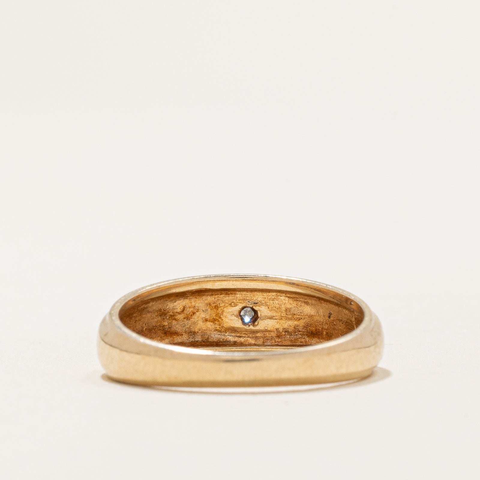 Single Stone Diamond Band | 0.005ct | SZ 6
