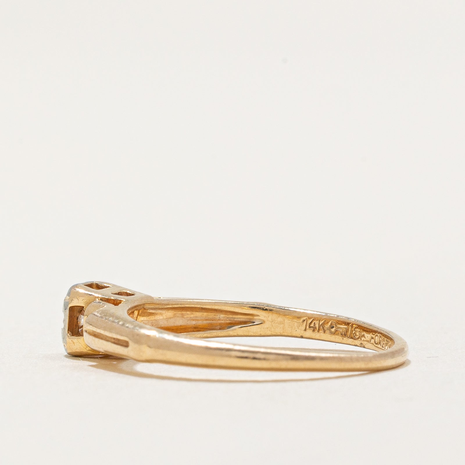 Single Stone Diamond Ring | 0.04ct | SZ 3.5
