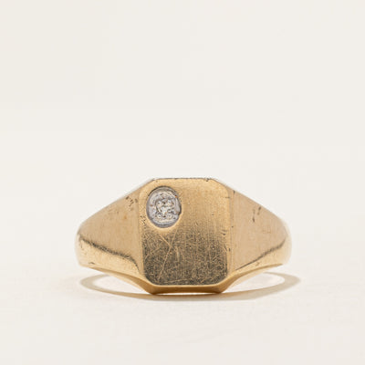 Single Stone Diamond Ring | 0.003ct | SZ 9.75