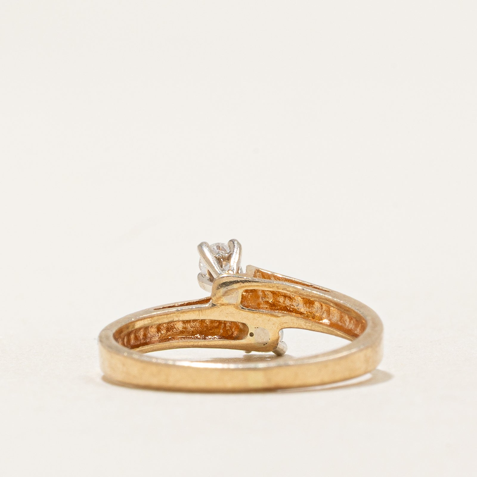Bague deux diamants | 0,09 ct au total | Taille 2,75