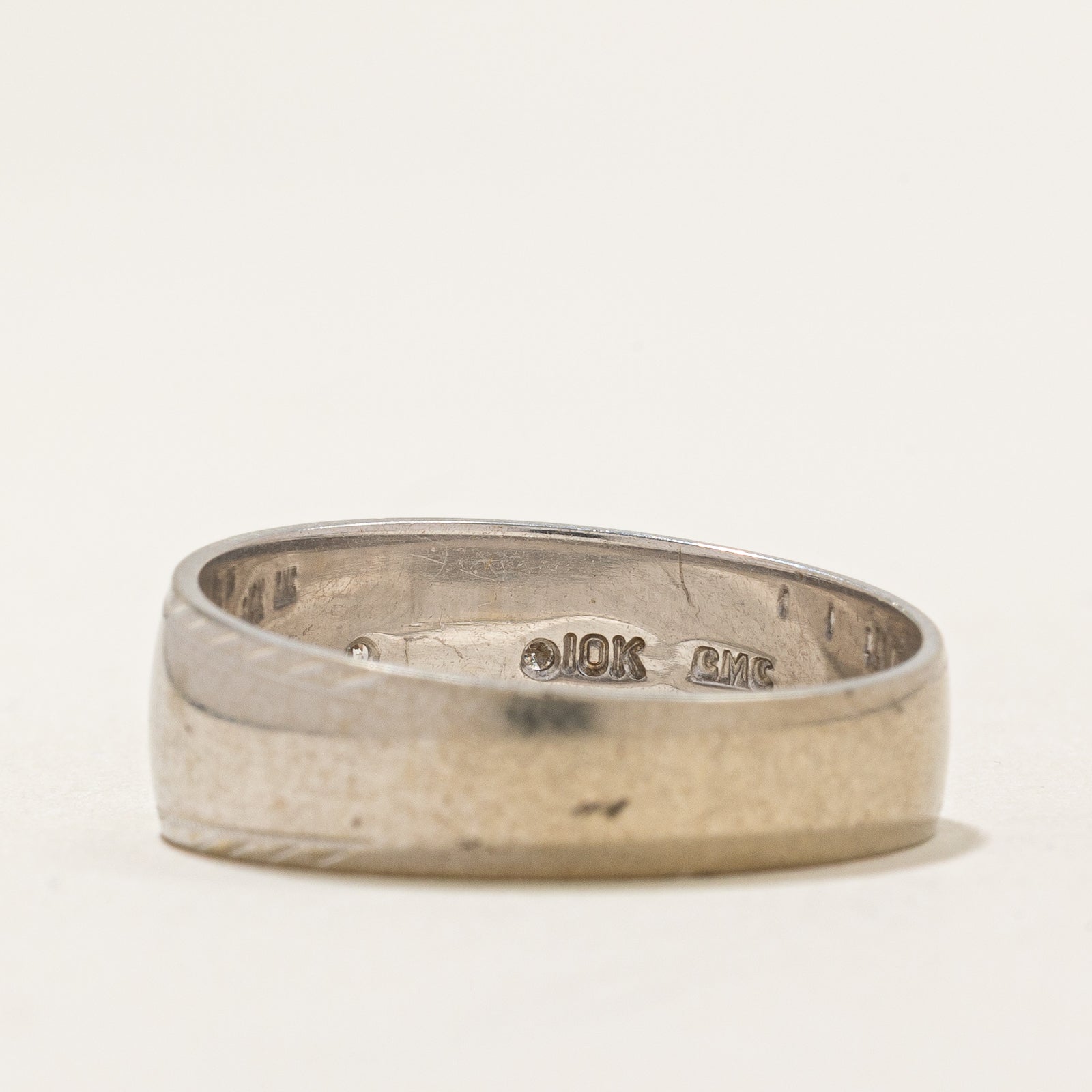 Three Stone Diamond Band | 0.039ctw | SZ 10.25