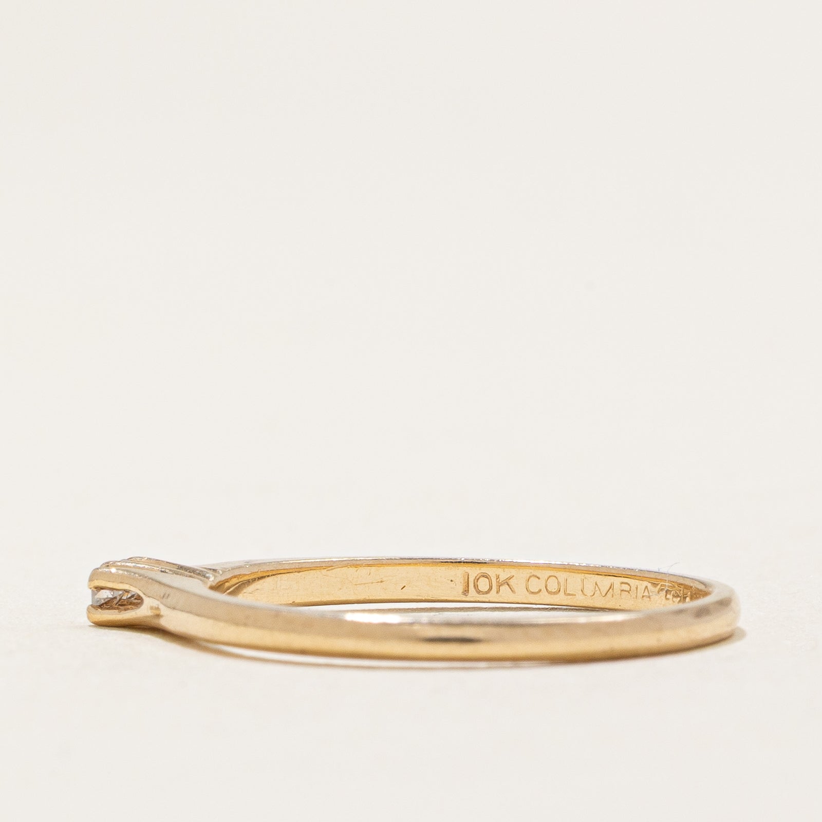 Two Stone Diamond Band | 0.02ctw | SZ 6.25