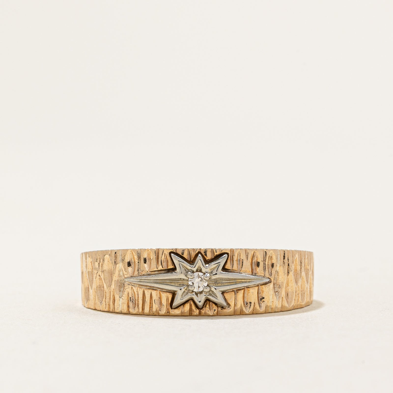 Single Stone Diamond Band | 0.025ct | SZ 11.25