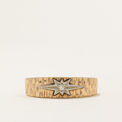 Single Stone Diamond Band | 0.025ct | SZ 11.25