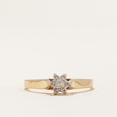 Cluster Diamond Ring | 0.05ctw | SZ 6.75